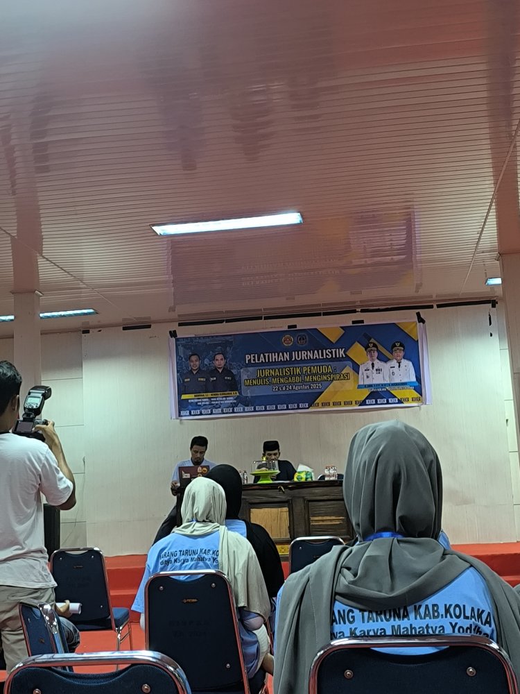 KARANG TARUNA KAB.KOLAKA GELAR PELATIHAN JURNALISTIK